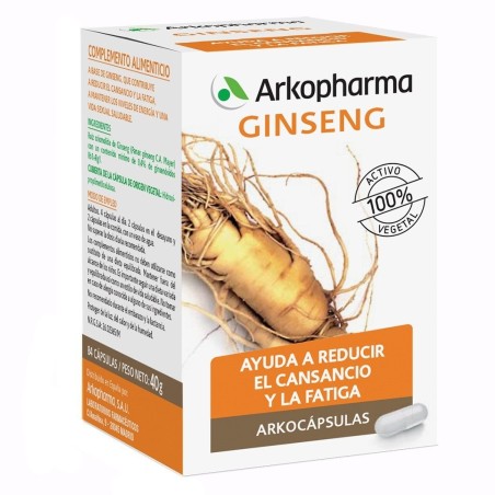 Arkocapsulas ginseng 84 capsulas Arkopharma - 1